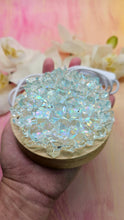 Load image into Gallery viewer, 4 inch Resin Crystal Dahlia LED Light (Light Blue with HOLO Background)
