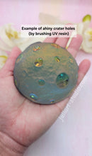 Load image into Gallery viewer, 3.2 inch 3D Crater Moon Silicone Mold for Resin

