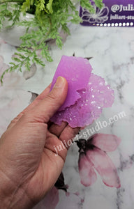 4.75 inch Thin Druzy Insert Silicone Mold for Resin