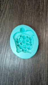 BGRADE - Turtle Crystal Cluster  Silicone Mold 