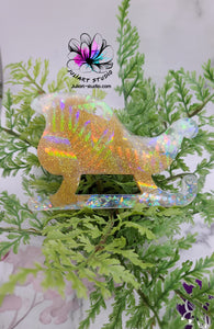 4.5 inch HOLO Sleigh Silicone Mold for Resin