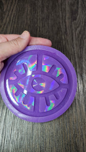 BGRADE - 4 inch HOLO Evil Eye Coaster Silicone Mold