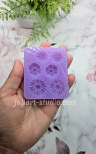 3D Daisy Flowers Silicone Mold for Resin