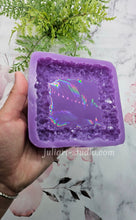 Load image into Gallery viewer, 4 inch HOLO Crystal Edge (SQUARE) Silicone Mold for Resin casting
