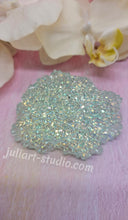 Load image into Gallery viewer, 3.25 inch Resin Crystal (Blue with Irredescent Background)
