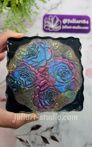 4 inch Rose Insert Silicone Mold
