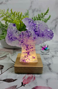 4.5 inch Crystal Tree Silicone Mold for Resin casting