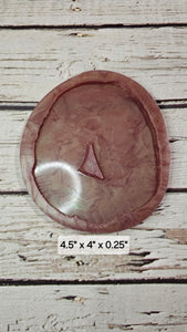 TESTER - 4.5 inch Druzy Agate Slice Silicone Mold