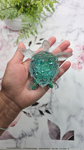 4.2 inch Crystal Sea Turtle Silicone Mold for Resin casting