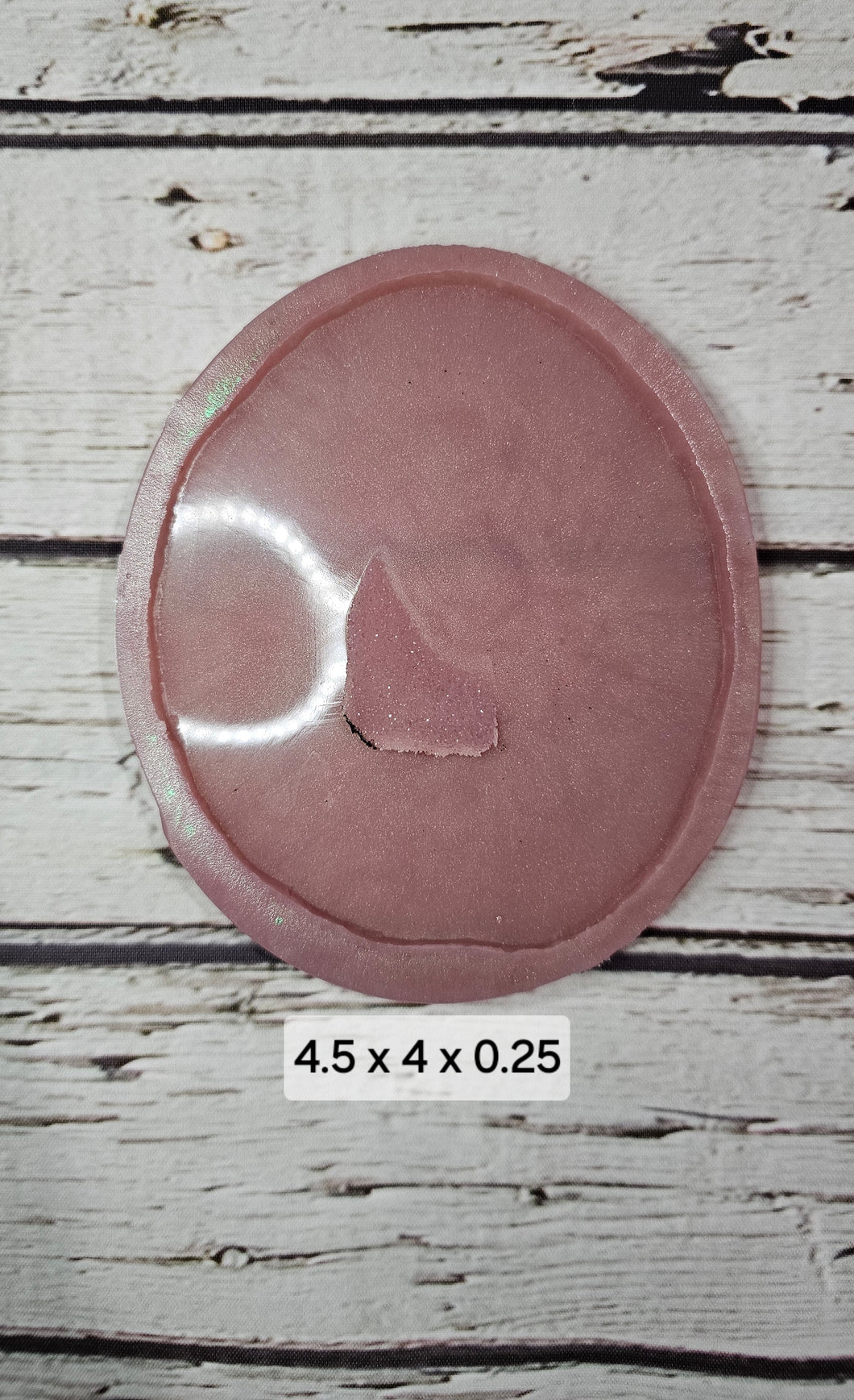 TESTER - 4.5 inch Druzy Agate Slice Silicone Mold