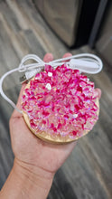 Load image into Gallery viewer, 4 inch Resin Crystal Dahlia LED Light in Ombre Red

