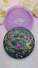 Load image into Gallery viewer, 4.3 inch Crab Coaster Silicone Mold for Resin Casting
