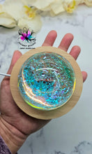 Load image into Gallery viewer, 3 inch Irredescent Resin Crystal Dome LED Light
