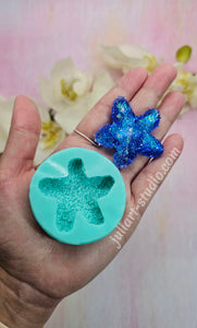 1.8 inch Druzy Starfish Silicone Mold for Resin casting