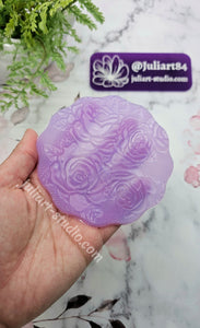 4 inch Rose Insert Silicone Mold