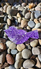 Load image into Gallery viewer, 5.5 inch Amethyst-inspired Resin Crystal Bird (self-standing)
