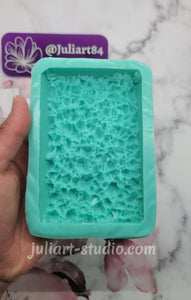 4.3 inch Rectangular Crystal Block Silicone Mold for resin casting