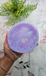 4.75 inch HOLO Crystal Edge (ROUND) Silicone Mold for Resin casting