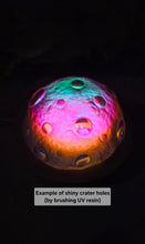Load image into Gallery viewer, 3.2 inch 3D Crater Moon Silicone Mold for Resin

