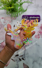 Load image into Gallery viewer, 5 inch HOLO Deer Head Silicone Mold for Resin
