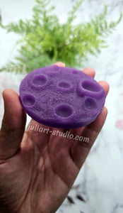 2.9 inch 3D Crater Moon Insert Silicone Mold