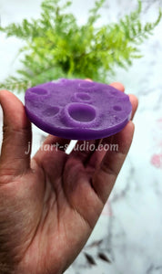 2.9 inch 3D Crater Moon Insert Silicone Mold