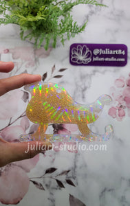 4.5 inch HOLO Sleigh Silicone Mold for Resin