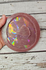 BGRADE - 4 inch HOLO Druzy Agate Slice Silicone Mold