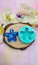 Load image into Gallery viewer, 1.8 inch Druzy Starfish Silicone Mold for Resin casting
