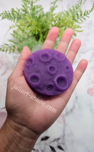 2.9 inch 3D Crater Moon Insert Silicone Mold