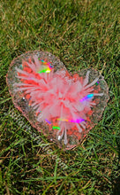 Load image into Gallery viewer, 5.5 inch HOLO Crystal Edge Heart (Style 2) Silicone Mold for Resin casting
