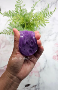 2.9 inch 3D Crater Moon Insert Silicone Mold