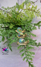 Load image into Gallery viewer, (Set of 3) Mini Resin Snails with Irredescent Shells
