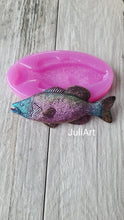 Load image into Gallery viewer, 4.5 inch 3D Bass Fish Silicone Mold for Resin casting

