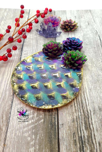 8 inch Mermaid Tear Tray Silicone Mold for Resin Coasters