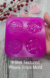 Textured Phone Grips Silicone Mold for Resin