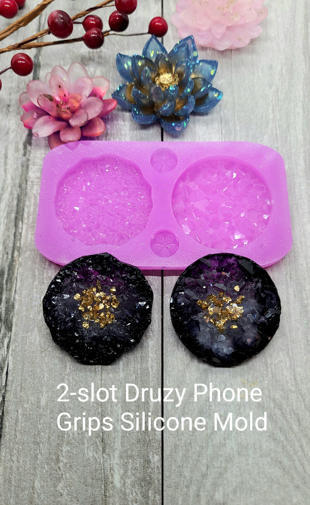 Textured Phone Grips Silicone Mold for Resin