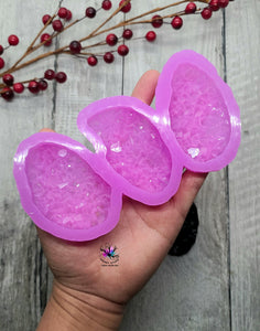 2.5 inch Druzy Agate Slices (3-slot) Silicone Mold for Resin