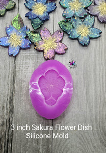 3 inch Sakura Flower Silicone Mold for Resin