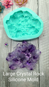Large Chunky Crystal ROCK Silicone Mold for Resin