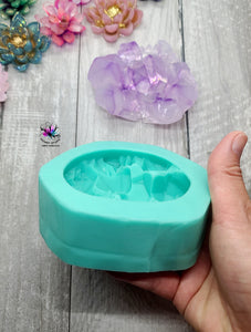 Medium Chunky Crystal ROCK Silicone Mold for Resin