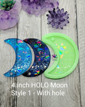 Load image into Gallery viewer, 4 inch HOLO Moon Silicone Mold for Resin
