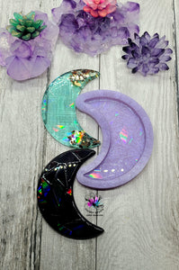 4 inch HOLO Moon Silicone Mold for Resin