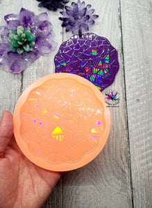 4 inch HOLO Round Agate (#HC-R4) Silicone Mold for Resin