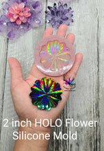 Load image into Gallery viewer, 2 inch HOLO Flower Silicone Mold for Resin

