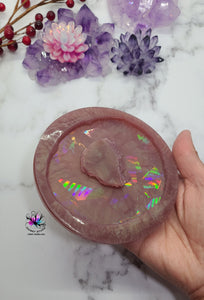 4 inch HOLO Druzy Agate Slice (#HD-A4) Silicone Mold for Resin