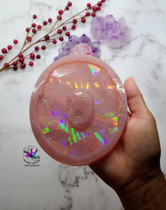 5 inch HOLO Druzy Agate Slice Silicone Mold for Resin