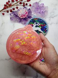 4.5 inch HOLO Christmas Bauble DEER Silicone Mold for Resin