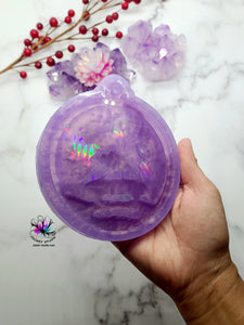 4.5 inch HOLO Christmas Bauble CAR Silicone Mold for Resin