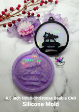 Load image into Gallery viewer, 4.5 inch HOLO Christmas Bauble CAR Silicone Mold for Resin
